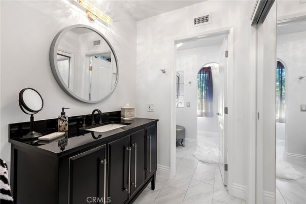 Bathroom, Dual Sink Vanities, Interior, Marble