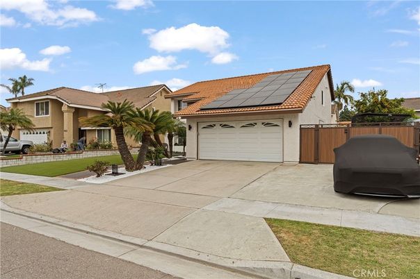 Attached, Exterior, Facade, Solar Panels, Mediterranean