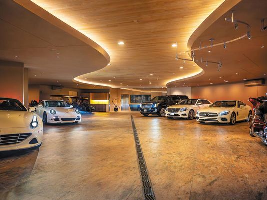 Garage, Interior, Recessed Lighting