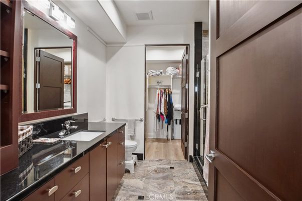 Bathroom, Dual Sink Vanities, Interior, Wood Texture Flooring