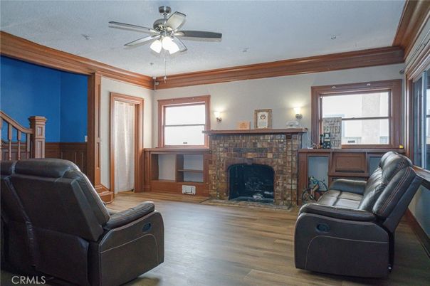 Fireplace, Interior, Wood Texture Flooring