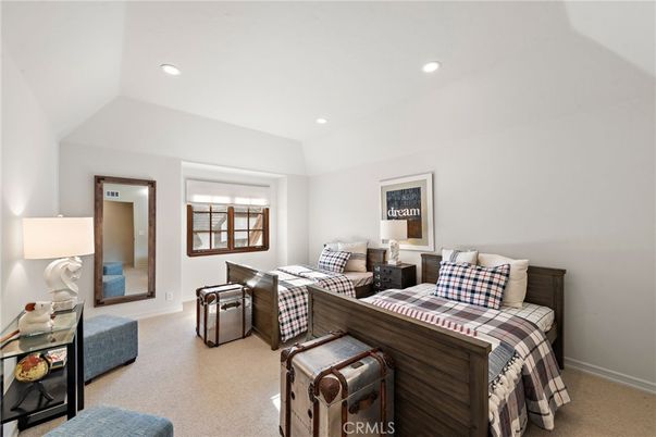 Bedroom, Interior, Recessed Lighting