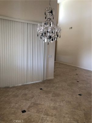 Chandelier, Empty room, Interior