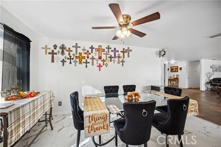 Dining room, Interior, Marble, Wood Texture Flooring