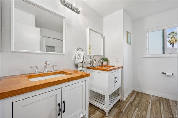 Bathroom, Interior, Wood Texture Flooring