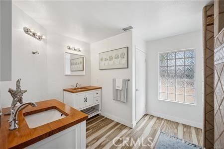 Bathroom, Interior, Wood Texture Flooring