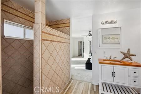 Bathroom, Interior, Wooden Beams, Wood Texture Flooring