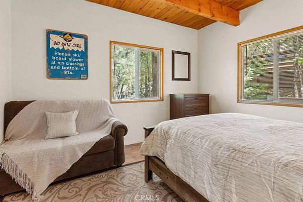 Bedroom, Interior, Wooden Beams, Wooden Ceilings