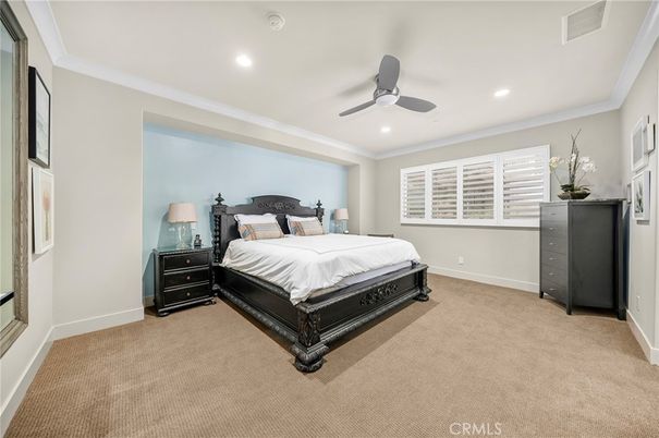 Bedroom, Interior, Recessed Lighting