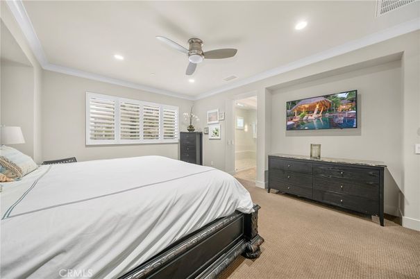 Bedroom, Interior, Recessed Lighting