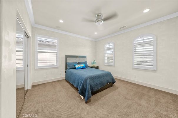 Bedroom, Interior, Recessed Lighting