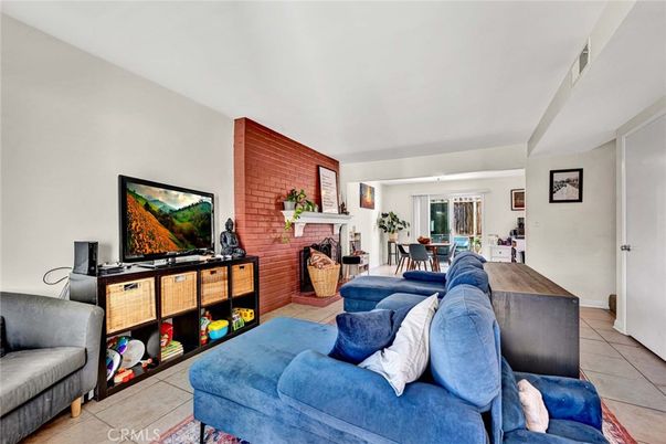 Dining room, Fireplace, Interior, Living room, Stone Walls