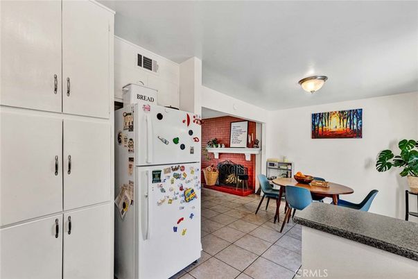 Dining room, Fireplace, Interior, Kitchen