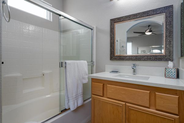 Bathroom, Glass Shower, Interior