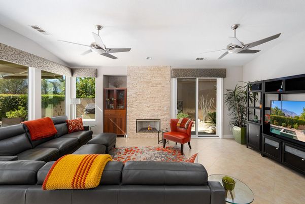 Fireplace, Interior, Living room, Stone Walls