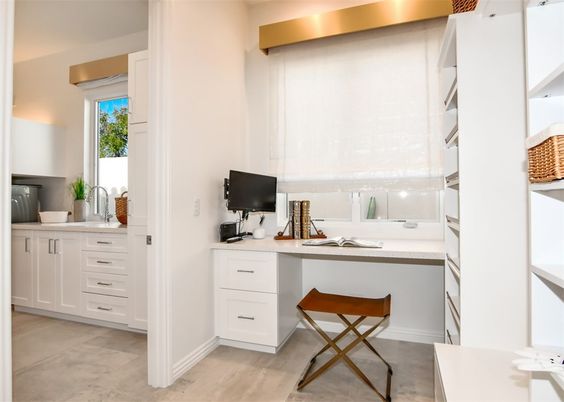 Home Office, Interior, Wood Texture Flooring