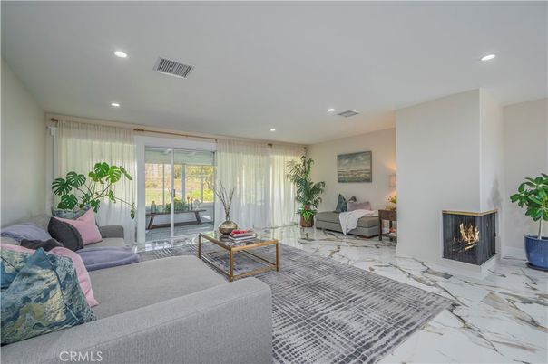 Interior, Living room, Marble, Recessed Lighting