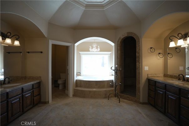 Bathroom, Chandelier, Interior