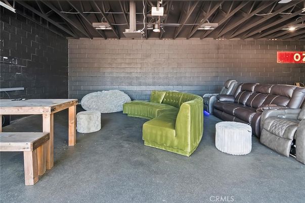 Interior, Living room, Stone Walls