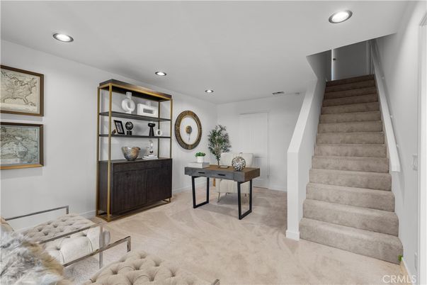 Home Office, Interior, Recessed Lighting