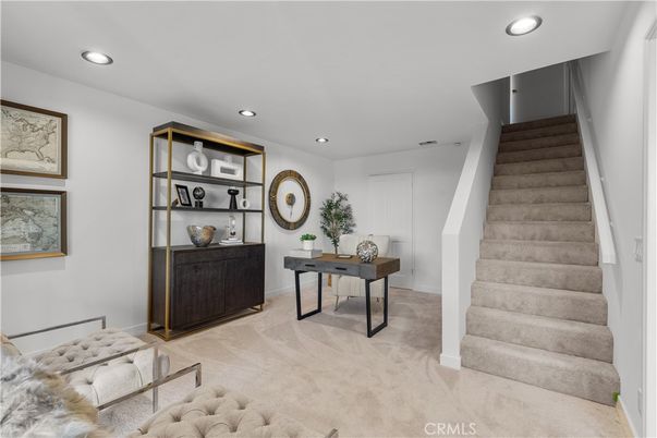 Home Office, Interior, Recessed Lighting