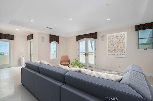 Interior, Living room, Recessed Lighting