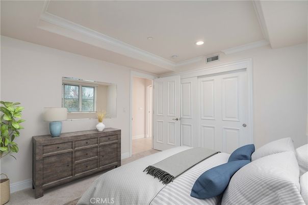 Bedroom, Interior, Recessed Lighting