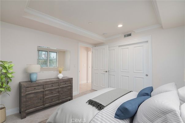 Bedroom, Interior, Recessed Lighting