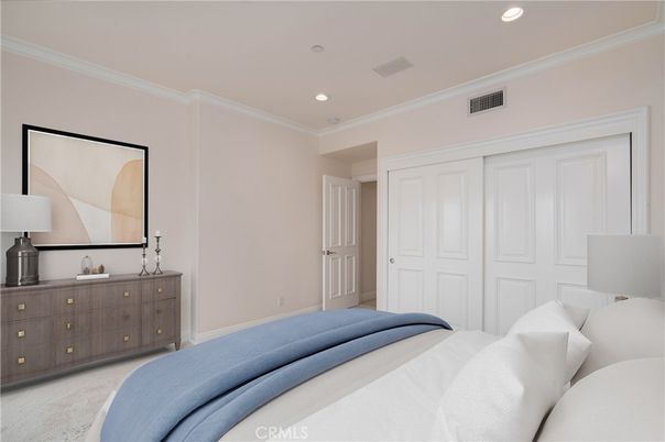 Bedroom, Interior, Recessed Lighting