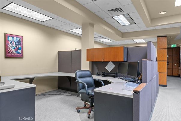 Home Office, Interior, Recessed Lighting