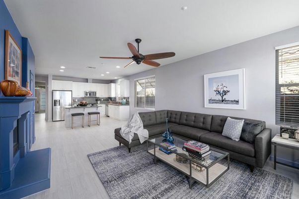 Interior, Kitchen, Living room, Recessed Lighting, Stainless Steel Appliances