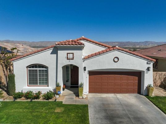 Attached, Exterior, Facade, Spanish Mediterranean