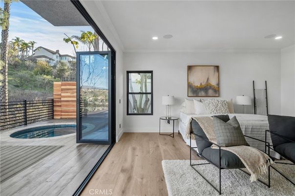 Interior, Pool, Recessed Lighting, Wood Texture Flooring
