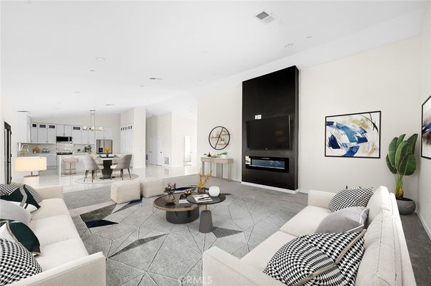 Dining room, Interior, Kitchen, Living room, Pendant Lights, Recessed Lighting, Stainless Steel Appliances