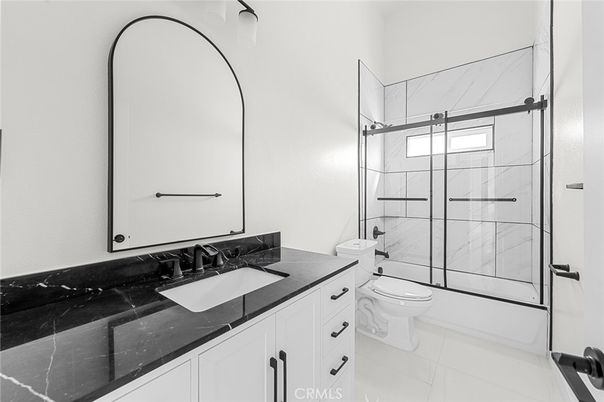 Bathroom, Glass Shower, Interior, Marble Walls