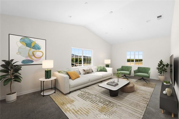 Interior, Living room, Recessed Lighting