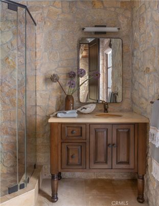 Bathroom, Interior, Stone Walls