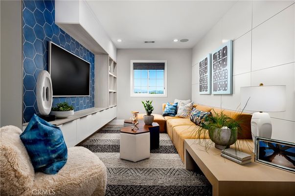Interior, Living room, Recessed Lighting