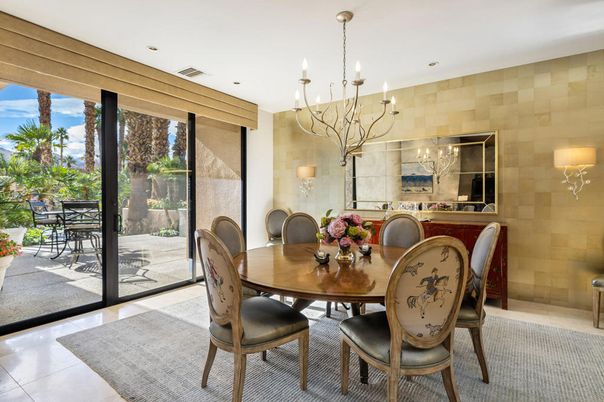 Chandelier, Dining room, Interior, Recessed Lighting