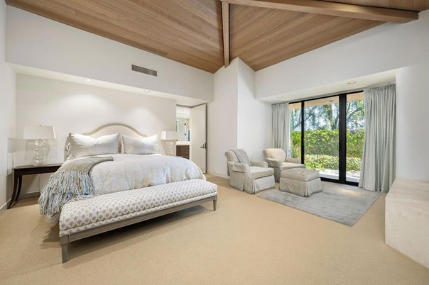 Bedroom, Interior, Recessed Lighting, Wooden Beams, Wooden Ceilings