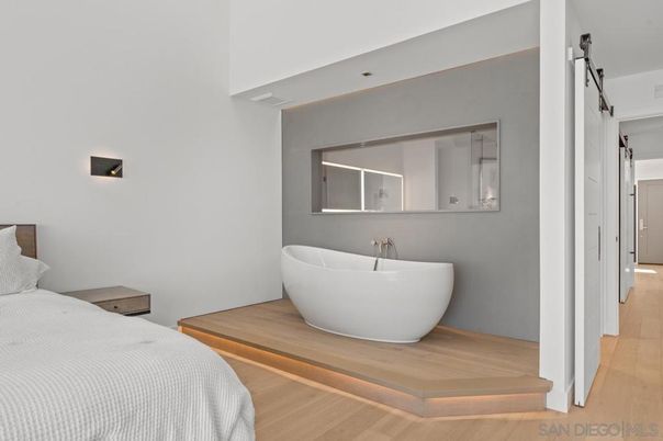 Bathroom, Interior, Wood Texture Flooring