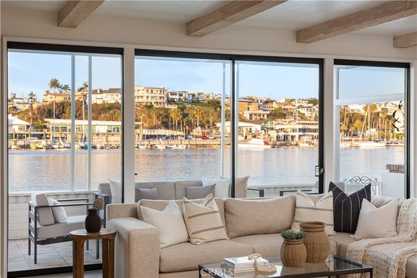 Interior, Living room, Water, Wooden Beams