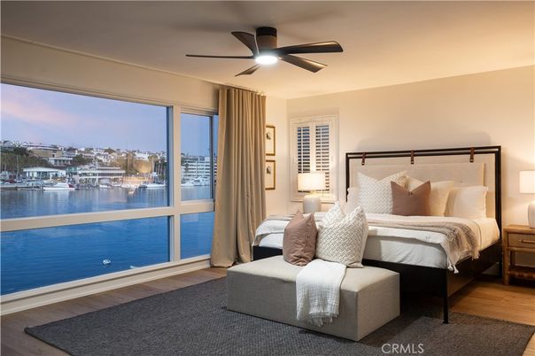 Bedroom, Interior, Water, Wood Texture Flooring