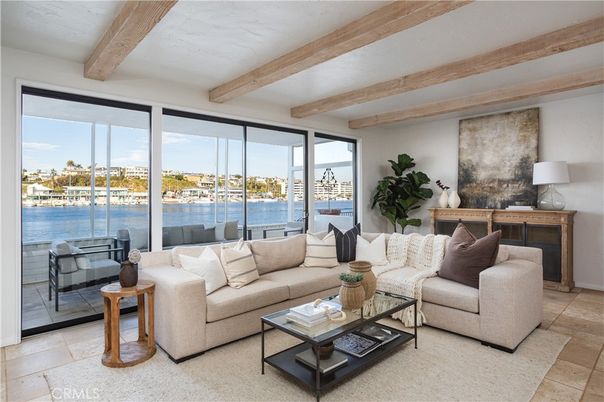 Interior, Living room, Water, Wooden Beams