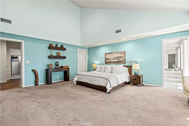 Bedroom, Interior, Recessed Lighting