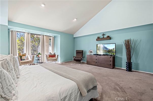 Bedroom, Interior, Recessed Lighting