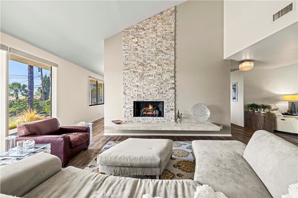 Fireplace, Interior, Living room, Wood Texture Flooring