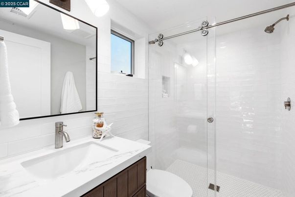 Bathroom, Glass Shower, Interior