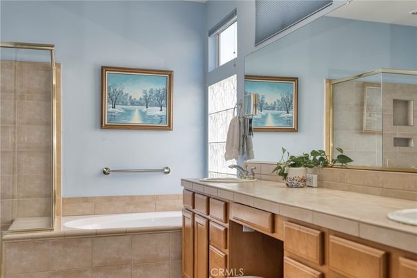 Bathroom, Glass Shower, Interior, Tile Countertops