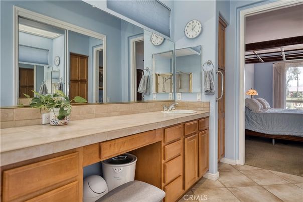 Bathroom, Bedroom, Dual Sink Vanities, Interior, Tile Countertops